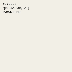 #F2EFE7 - Dawn Pink Color Image